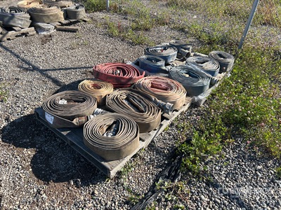 Quantity of (2) Pallets of 4 inch Lay Flat Hose