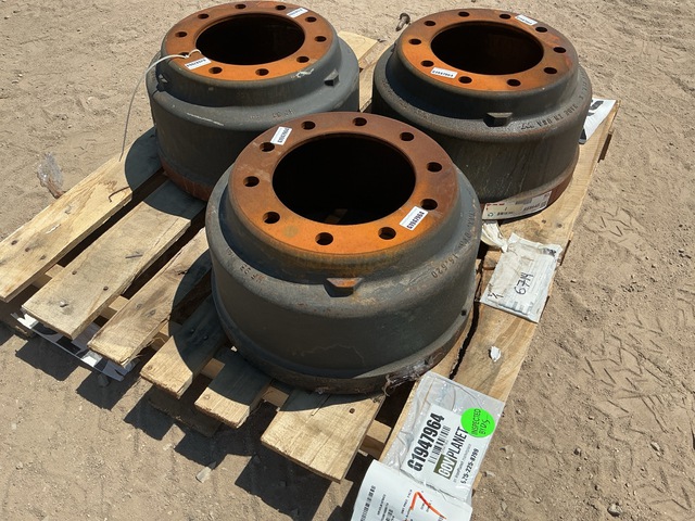 (3) Webb 66864B Brake Drums
