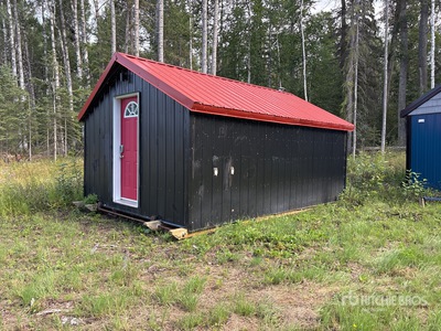 20 ft x 12 ft Skid-Mounted Ice Fishing Shack Recreation Unit