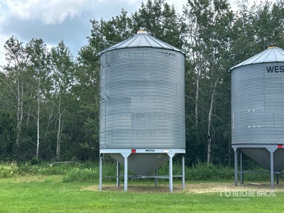 Westeel  Rosco +/- 2000 bu 6 Ring Hopper Grain Bin