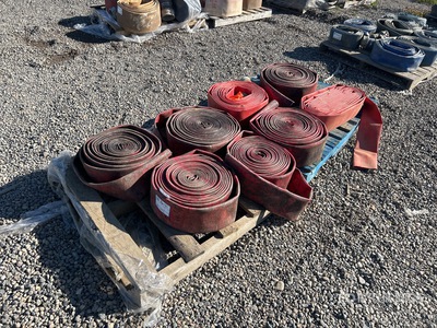 Quantity of (2) Pallets of 4 inch Lay Flat Hose