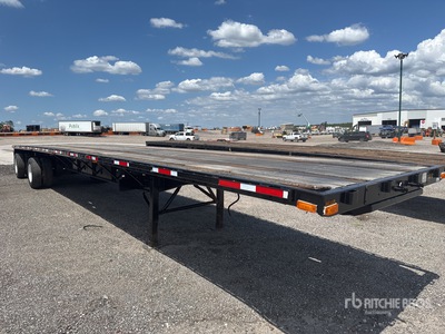 2006 Transcraft L-2000H 48 ft T/A Spread Axle Flatbed Trailer