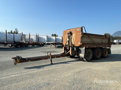 2004 Langfab 17 ft Tri/A Pup Dump Trailer