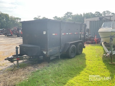 2011 All Pro 12 ft T/A A-Train Demolition tandem axle dump trailer End Dump Trailer