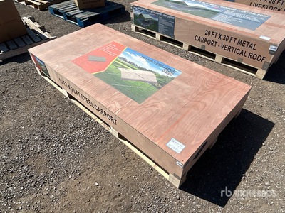 2026 AGR CP1220 12 ft x 20 ft Carport (Unused)