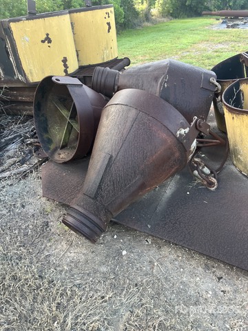 Quantity of (4) Tremie Fill Cones and 10 ft Sectional Concrete Tremie Pipes