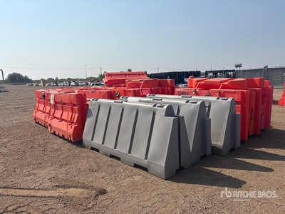 Quantity of Plastic Barricades Divers