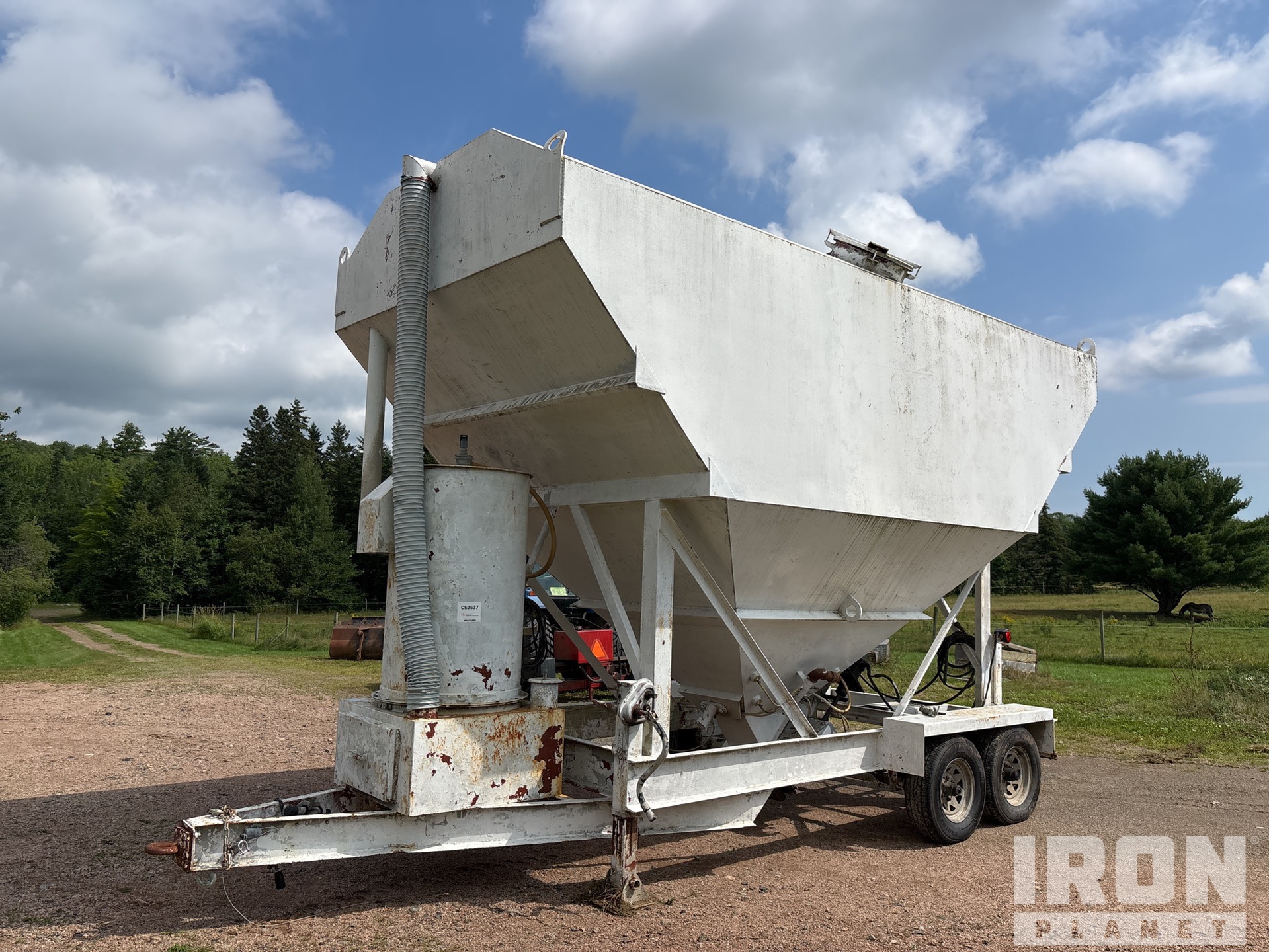 200 bbl T/A مقطورة صومعة الاسمنت