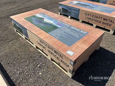 2026 AGR MC2030 20 ft x 30 ft Carport (Unused)