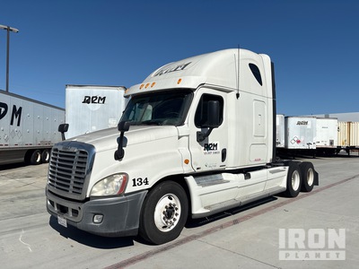 2012 Freightliner Cascadia 125 6x4 T/A Sleeper Truck Tractor