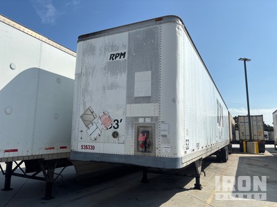 1995 Hyundai 53 ft x 102 in T/A Van Trailer