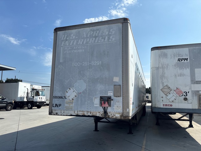 1999 Wabash 53 ft x 102 in T/A Van Trailer