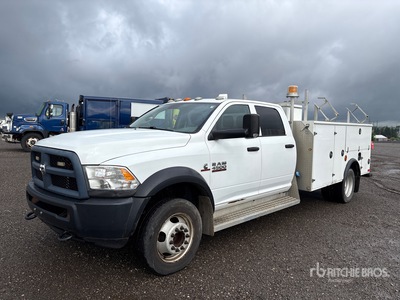 2013 Ram 4500 4x2 Crew Cab Utility Truck