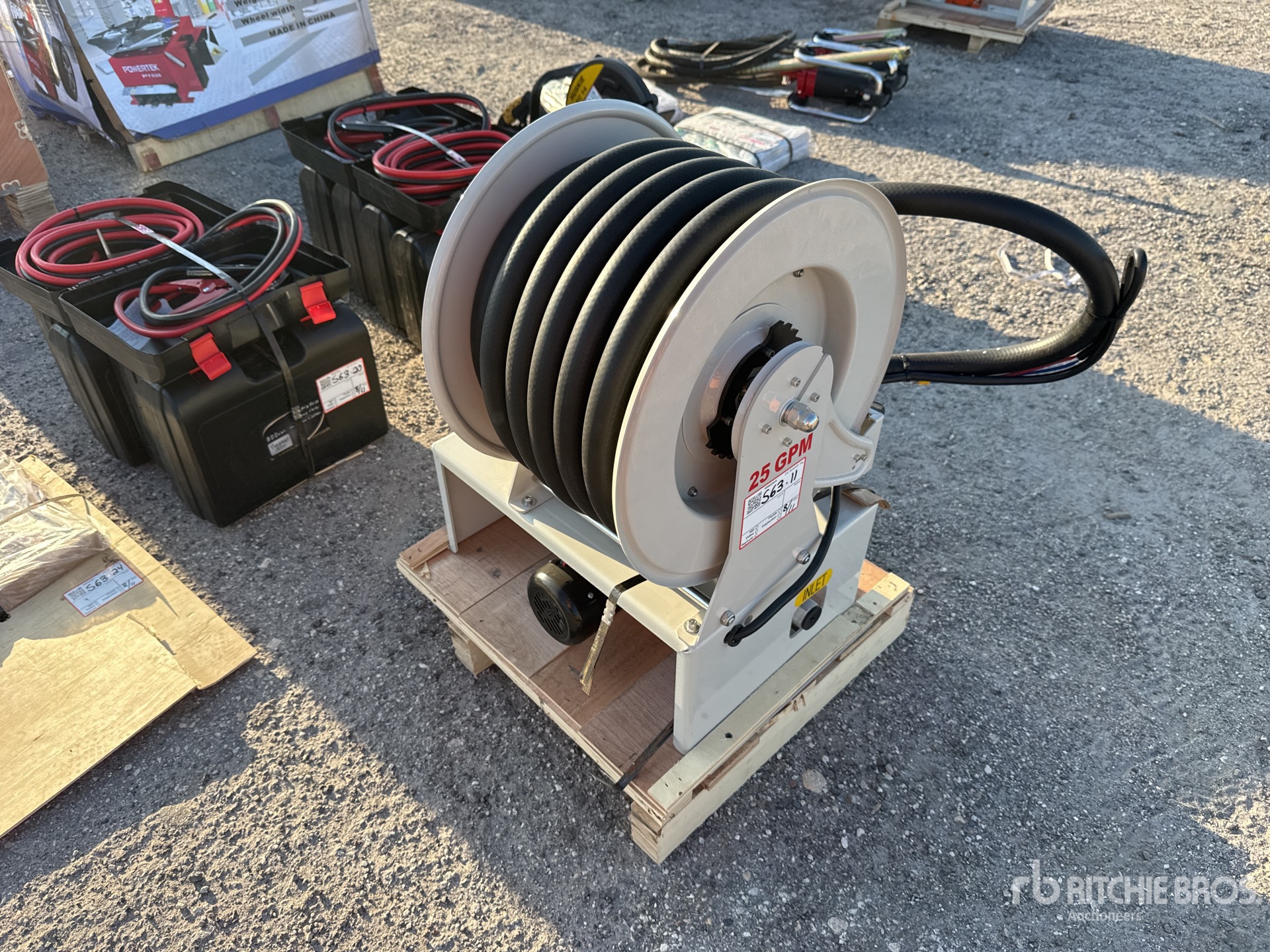 50 ft Diesel fuel Reel w/ 12v Pump (Unused)