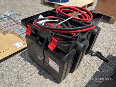 Quantity of (5) 25 ft, 800 Amp Extra HD Booster Cables (Unused)