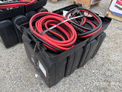 Quantity of (5) 25 ft, 800 Amp Extra HD Booster Cables (Unused)