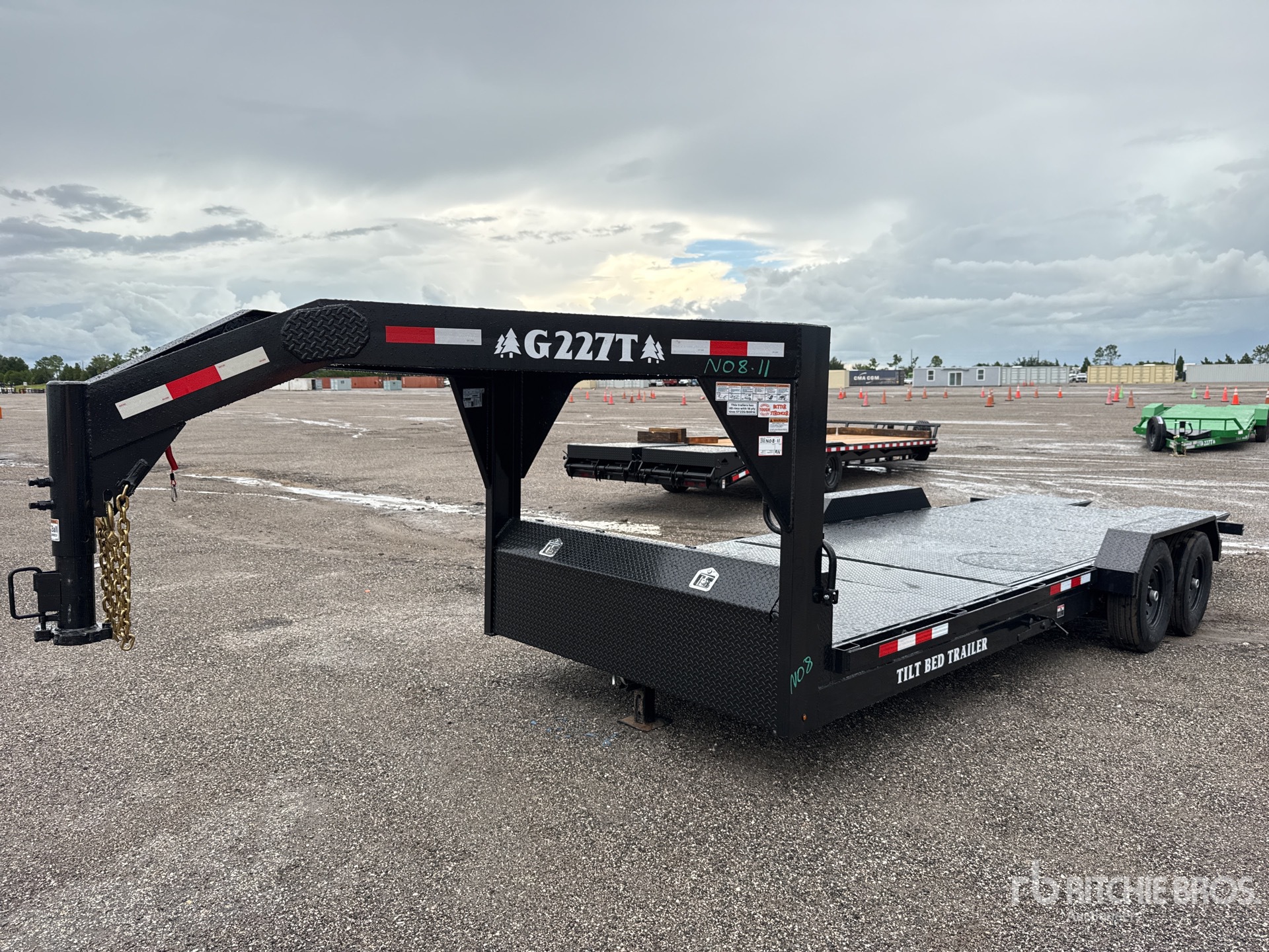 2026 Industrias America G227T 22 ft T/A Tilt Deck Trailer (Unused)