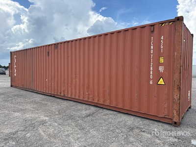 2010 40 ft High Cube Storage Container
