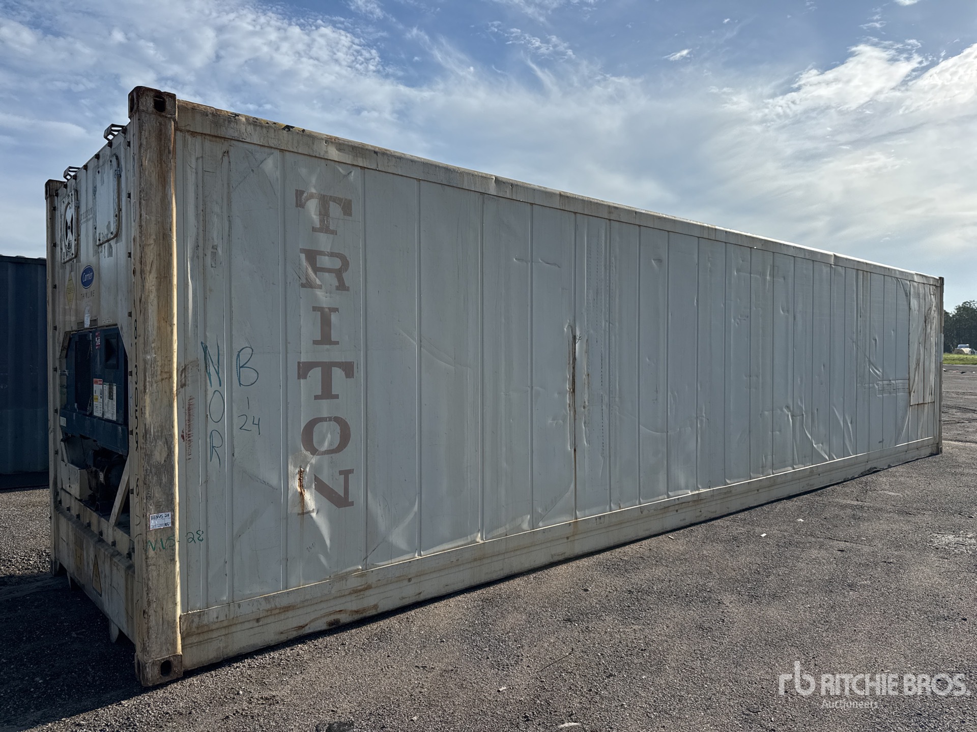 40 ft High Cube Refrigerated Storage Container (Inoperable)