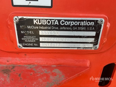 2023 Kubota SSV65 Two-Speed Chargeuse à direction à glissement