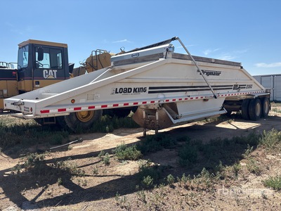2001 Load King Trailers 2060-40-2 40 ft T/A Belly Dump Trailer