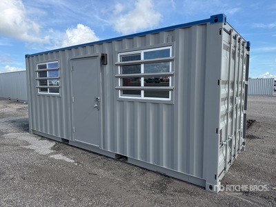 2025 20 ft x 8 ft Container Bureau mobile (Unused)