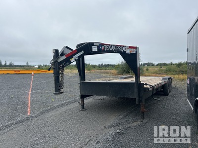 2024 Texas Pride 25 ft T/A Gooseneck Tilt Deck Trailer