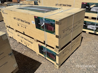 2026 KJ K2545G 25 ft x 45 ft Metal Garage Budynek magazynowy (Unused)