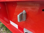 Trailer Chassis with License Plate Light Functional