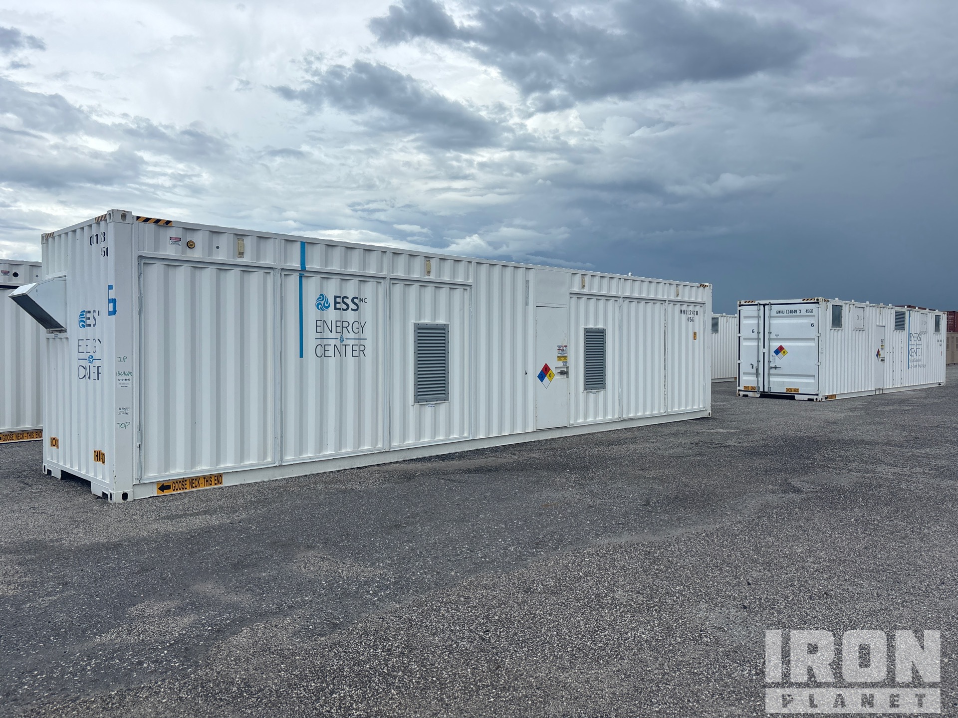 Quantity of (2) ESS Tech Engergy 211-0030-01 Containerized Battery Energy Storage System