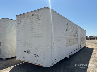 Brown 40MVA204 40 ft body Semi-remorque fourgon