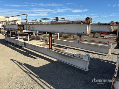 Quantity of (2) 2006 Landing Platform 32ft 2in x 121in Varios. Industrial