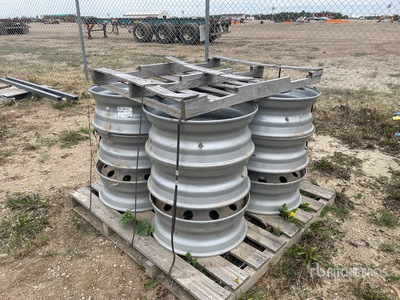 Quantity of (12) 11R24.5 Steel Rims Varios (Unused)