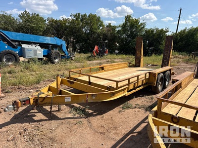2007 Belshe 7000 lb 16 ft T/A مقطورة معدات