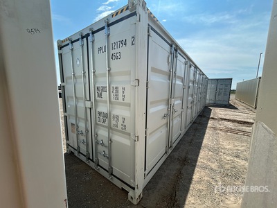2026 40 ft High Cube Multi-Door Storage Container