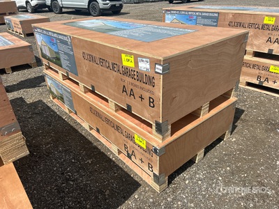2026 AGR-MS2642 42 ft x 26 ft All Vertical Metal Garage Building (Unused)