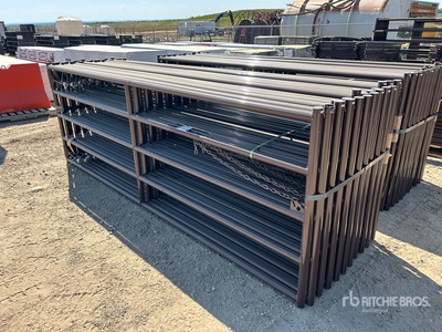 2026 BYT RG5012 11 ft 6.5 in x 3 ft 11 in Steel QTY(20) 12 ft HD Ranch Livestock Gate (Unused)