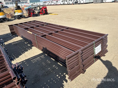 2025 BYT HDALYPNL16 QTY(12) 16Ft Alley Livestock Panel (Unused)