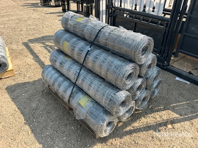 2024 BYT FFC762 QTY(10) 330 ft x 4 ft Galvanized Farm سياج (Unused)