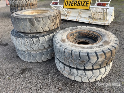 Quantity of (5) 12.00-20 NHS Tires