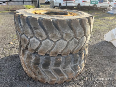 Quantity of (2) 23.5R25 Tires