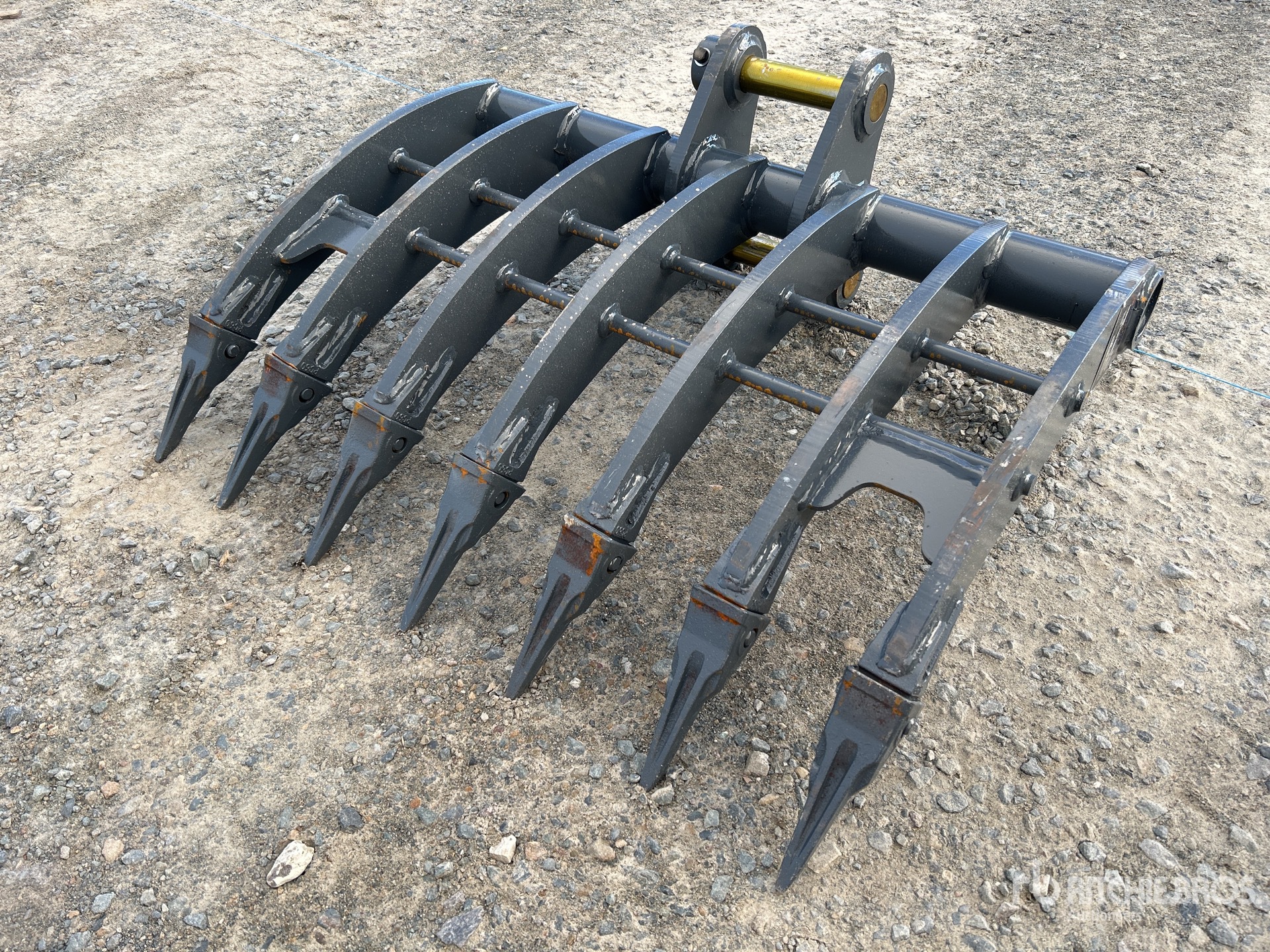 2026 Warrior WBR05-1000 1000 mm Q/C Excavator Rake - Fits 5 - 6 Ton (Unused)