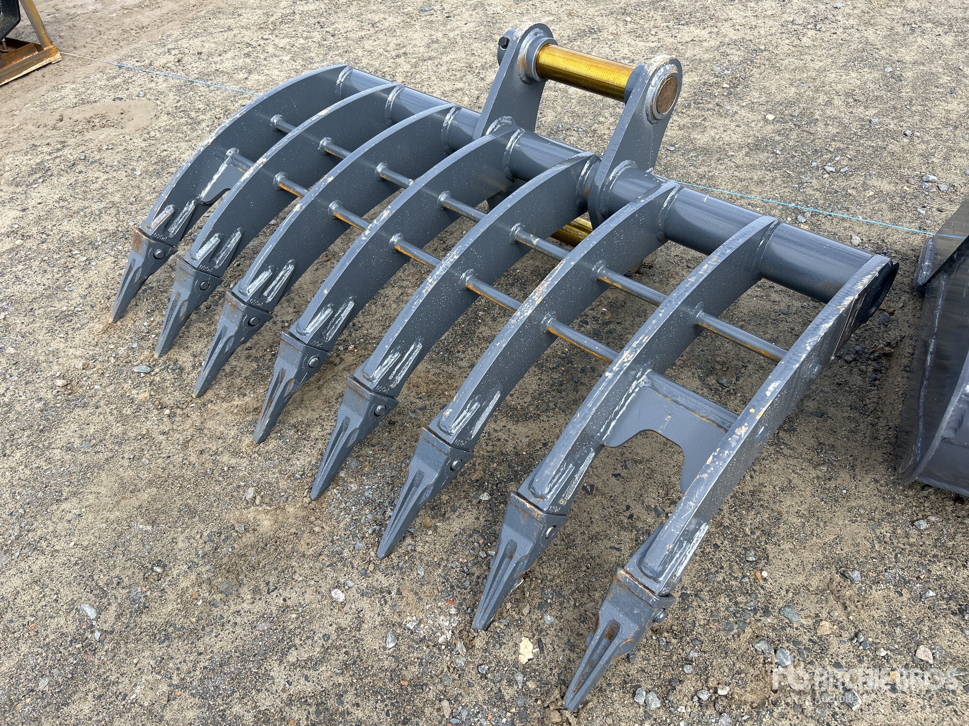 2026 Warrior WBR08-1200 1200 mm Q/C Excavator Rake - Fits 8 Ton (Unused)