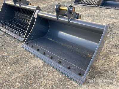 2026 Warrior WBMC5-1200 1200 mm Q/C Cleanup Excavator Bucket - Fits 5 - 6 Ton (Unused)