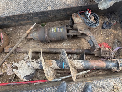 Digga PD4 Hydraulic Power Auger - Fits Excavator