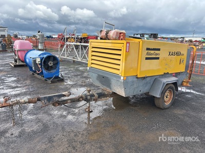 2010 Atlas Copco XAS575 Mobile 42 L Sprężarka powietrza