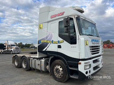 2006 Iveco Stralis 550 6x4 3- Achs Sattelzugmaschine mit Schlafkabine