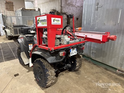2024 Kawasaki Brute Force 750 Tariere De Prelevement De Terre Sur Quad Auger Soil Extraction On Quad