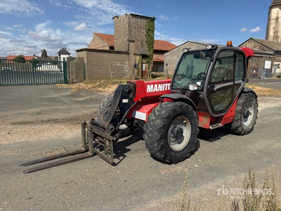 2013 Manitou MLT735-120LSU POWERSHIFT Chariot Telescopique Telehandler