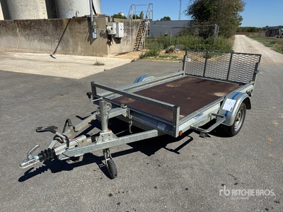 2024 Magnum E750 500 kg Remorque Plateau Basculante 1 Essieu S/A Equipment Trailer